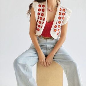Anthropologie: In Our Nature Crochet Vest